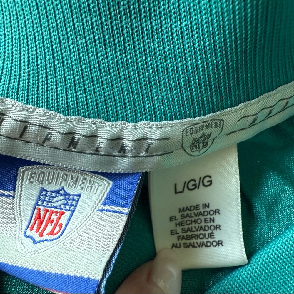 NFL Equipment Reebok Miami Dolphins Jersey Sz L Mesh 54 Thomas - Picture 5 of 6